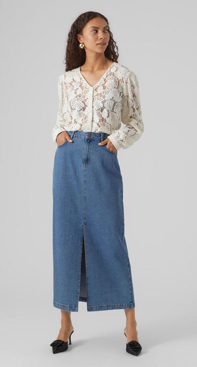 Produktbild Vero Moda Hohe Taille Langer Rock Jeansrock (M)