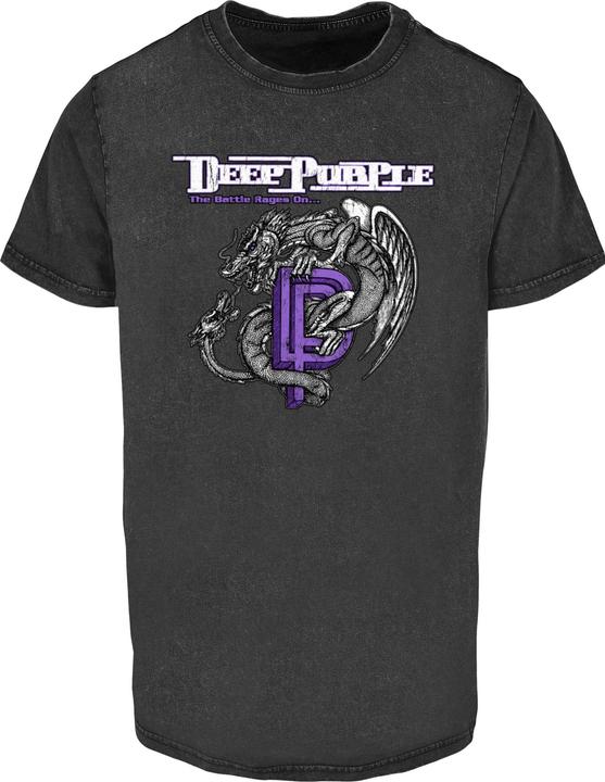 Produktbild Merchcode Deep Purple Dragon Acid Wash Tee - 182591 (L)