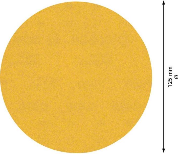 Image du produit Bosch Professional Zubehör Papier abrasif Expert C470 sans trous pour meuleuses d'angle et perceuses, 125 mm, G 240, 50 pcs. (240)