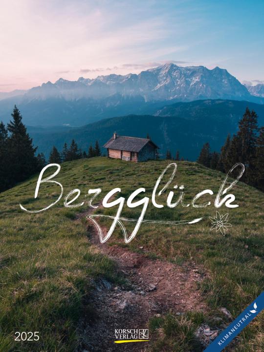 Produktbild Wochenkalender Bergglück 2025 (24 x 32 cm, Harter Einband, Deutsch)
