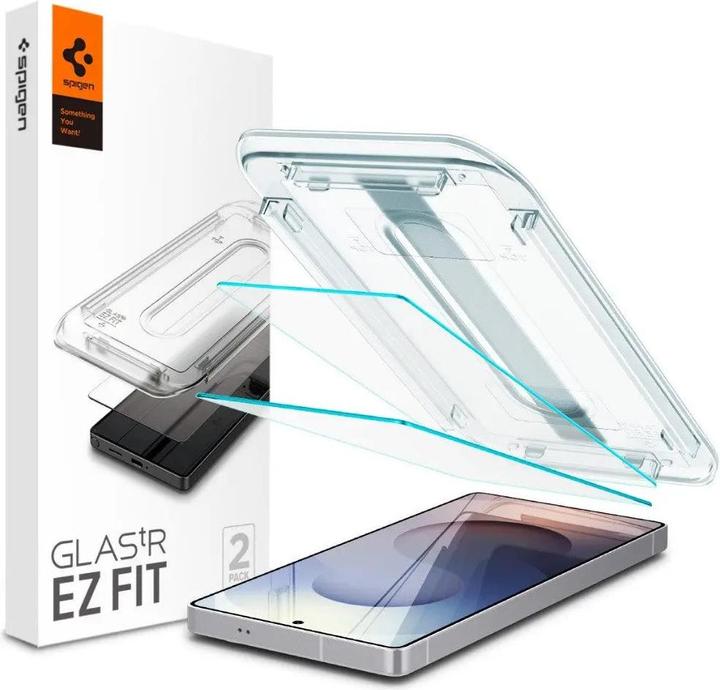 Produktbild Spigen Samsung Galaxy S25 Ultra Glas.tR EZ Fit HD Screen Protector, 2-pack (2 Stück, Samsung Galaxy S25 Ultra)
