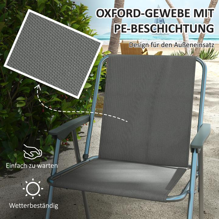 Produktbild Outsunny Campingklappstuhl im 4er Set