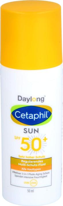 Image du produit Daylong Cetaphil sun SPF 50+ Fluide multi-protection visage, 50 ml Lotion (Lotion solaire, SPF 50+, 50 ml)