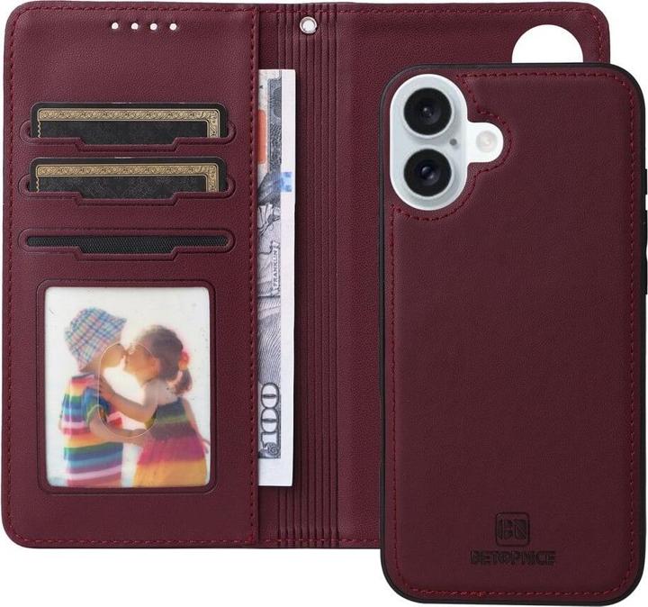 Immagine prodotto Cover-Discount iPhone 16 Plus - Custodia a portafoglio divisibile 2 in 1 per cellulare (Apple iPhone 16 Plus)