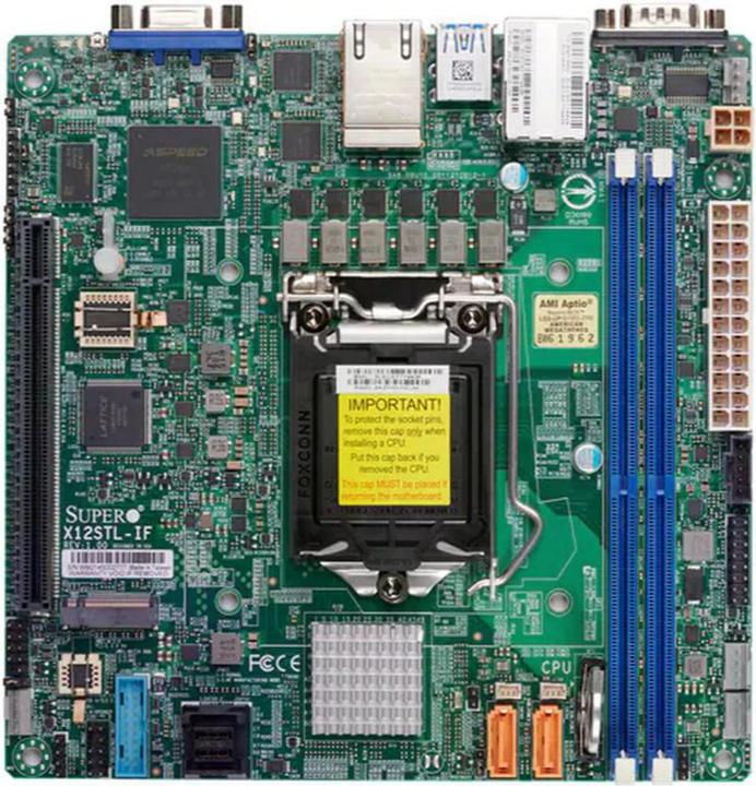 Supermicro X12STL-IF-O (LGA 1200, Intel C252, Mini-ITX)
