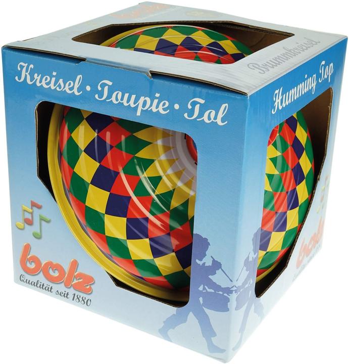 Produktbild Simm Spielwaren Kreisel auf verziertem Ständer 19 cm