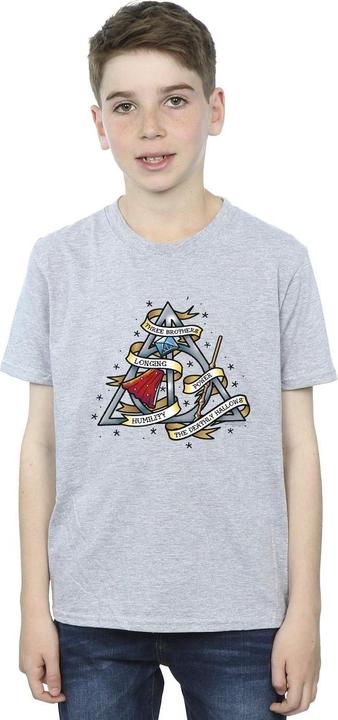 Image du produit - T-shirt THE DEATHLY HALLOWS - Garçon (152, 158)
