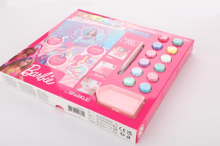 Productafbeelding Diamond Dotz DOTZIES® Original Diamond Painting Set Barbie met 5 motieven: 1 etui, 2 armbanden 21 x 2 cm, 2 au