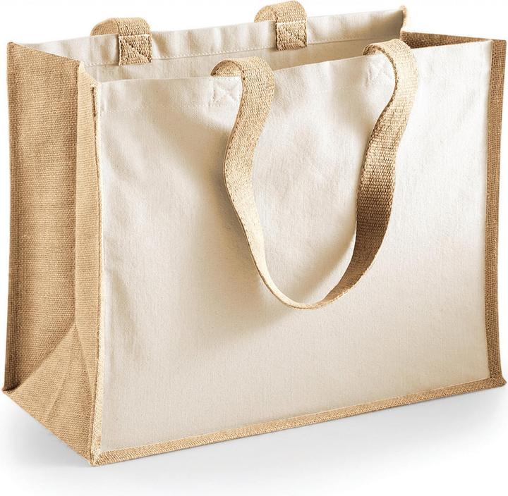 Westford Mill Klassische Einkaufstasche aus Jute