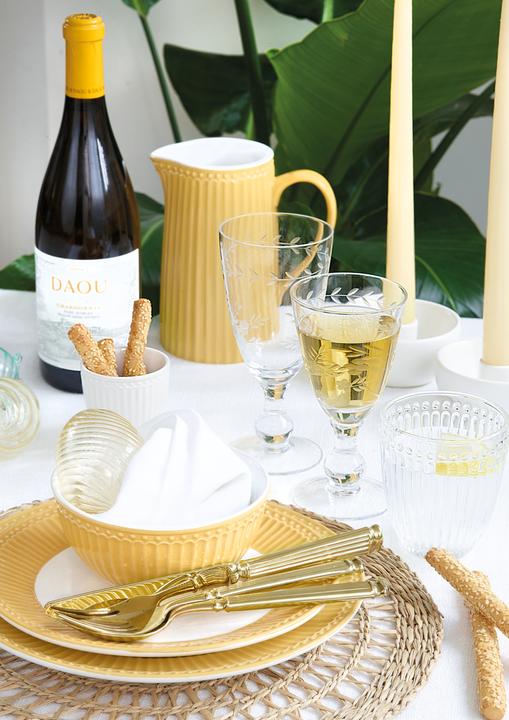 Produktbild Greengate Alice Frühstücksset honey mustard 6tlg (2 Stück)