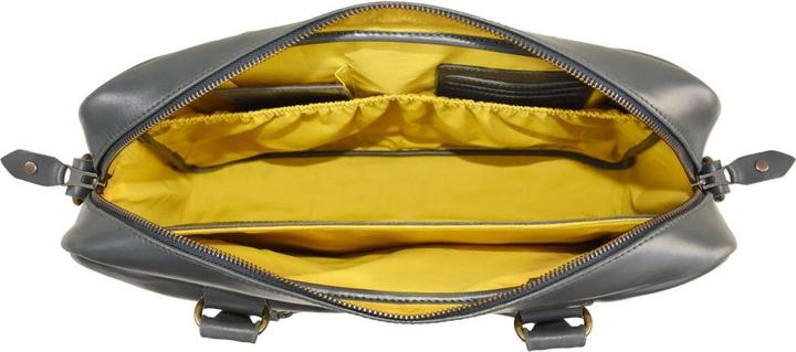 Actual product image Buckle & Seam Everett briefcase anthracite/yellow