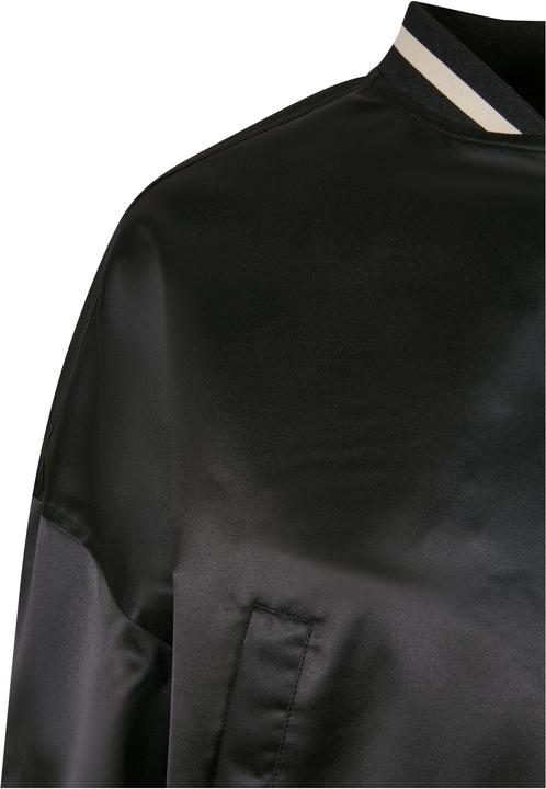 Actual product image Urban Classics College jacket Ladies Short Oversized Satin - 100945 (L)