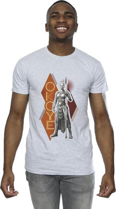 Actual product image Mens Wakanda Forever Okoye Stance T-Shirt (XL)