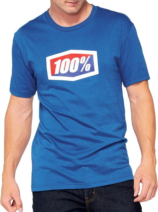 Image du produit 100% T-shirt officiel, bleu MD (M)