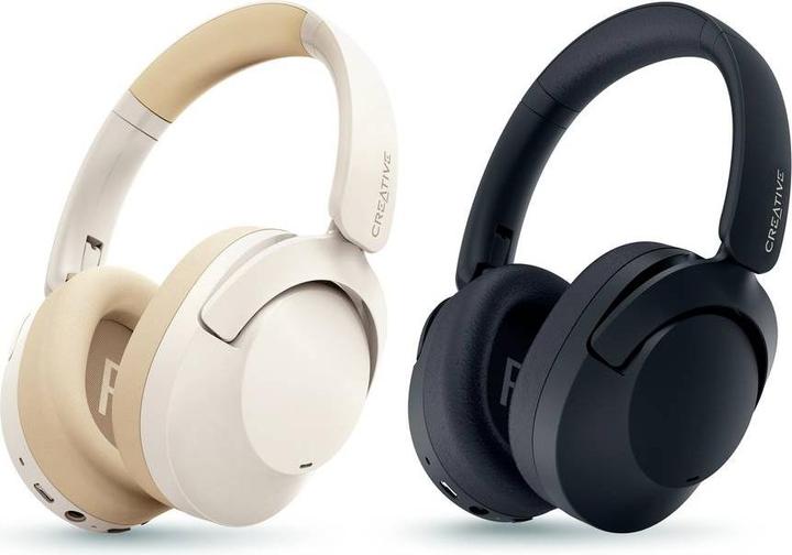 Actual product image Creative Zen Hybrid 2 (white, Bluetooth, USB-C, ANC) (ANC, 67 h, Wireless)