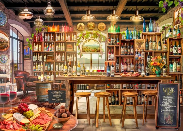 Immagine prodotto Bluebird Puzzle 500 pieces The Wine Tasting Room (500 pezzi)
