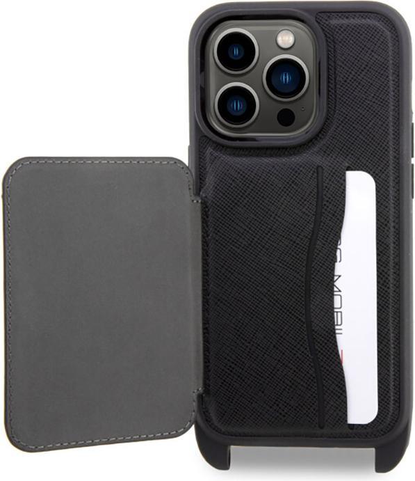 Productafbeelding Karl Lagerfeld KLHCP14XCSAKCPMK iPhone 14 Pro Max 6,7" hardcase czarny/zwart Crossbody Saffiano Karl (Apple iPhone 14 Pro Max)