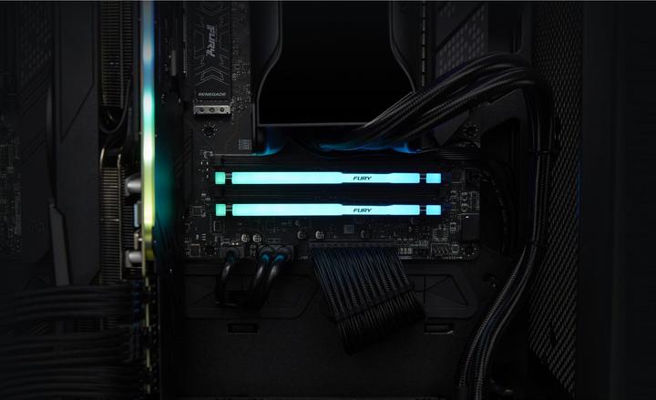 Immagine prodotto Kingston FURY Beast RGB (1 x 32GB, 6000 MHz, RAM DDR5, DIMM)