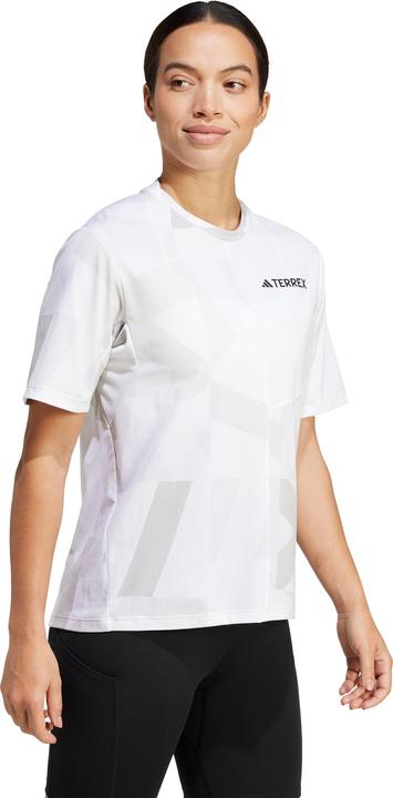 Actual product image adidas Women's Multi ClimaCool AOP T-Shirt (L)