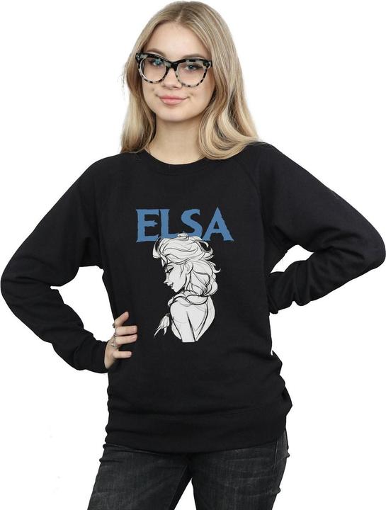 Image du produit Disney - Sweat FROZEN ELSA PROFILE SKETCH - Femme (S)
