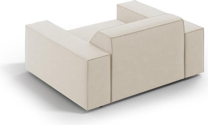 Actual product image Micadoni Velvet Armchair, "Jodie", 1 Seat, 124x102x70Made in Europe (3-seater, 4-seater, 2 person sofa)