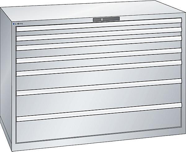 Actual product image Lista Drawer cabinet, sheet steel (143.10 cm, 100 cm)