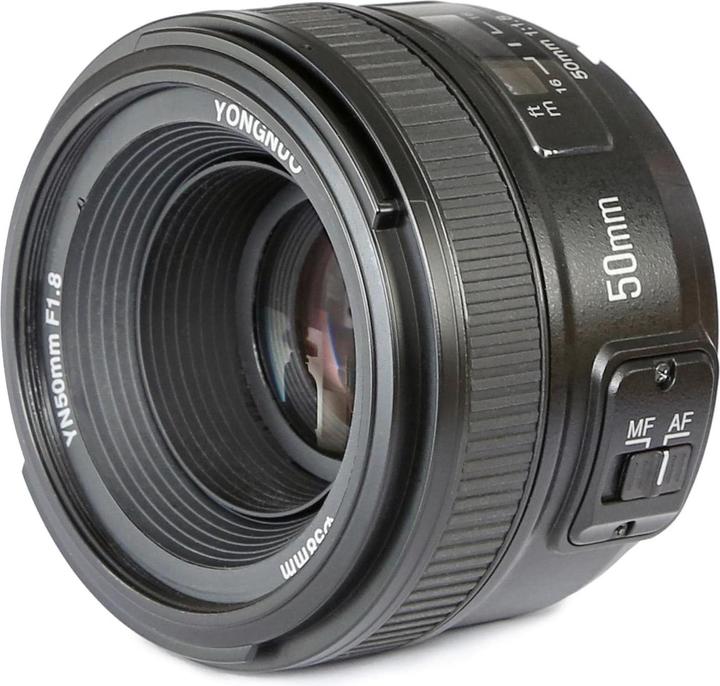 Yongnuo Festbrennweite YN 50mm F/1.8 – Nikon F (Nikon F, Vollformat)