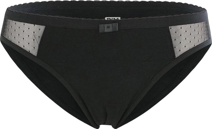 Produktbild DIM Slip Lace Medium schwarz mit Meshdetail (M)