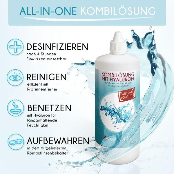 Actual product image Aricona Care solution for sensitive eyes