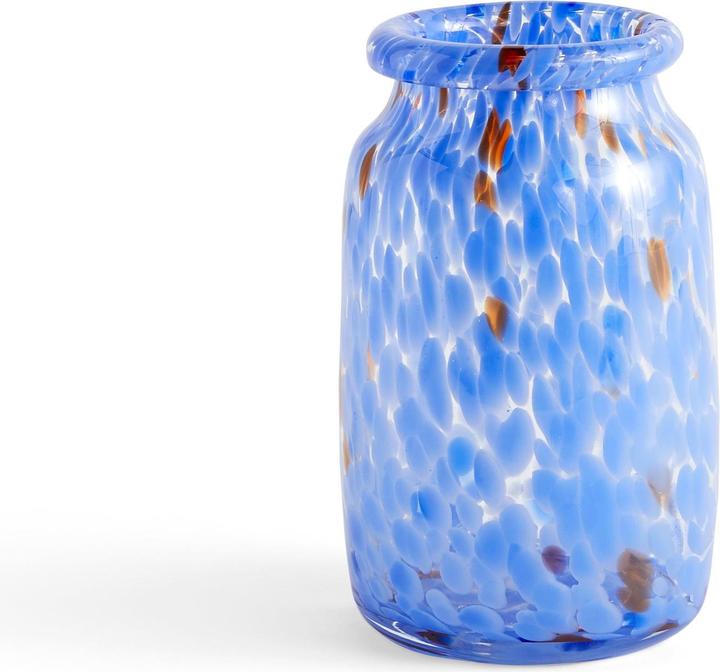 Image du produit HAY Splash Vase Roll Neck bleu moyen (1 x, Ø 14,5 x 22,5 cm)