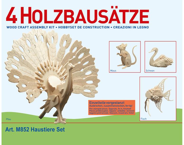 Actual product image Donau Wooden building sets 4 xPets