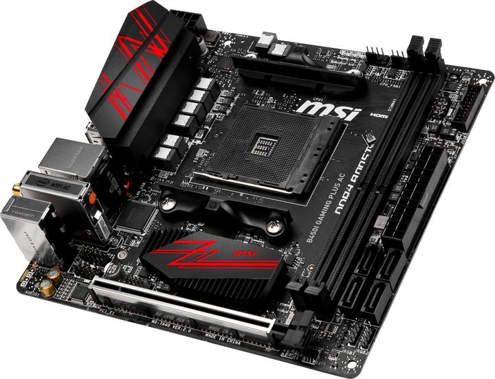 Produktbild MSI B450I Gaming Plus AC (AM4, AMD B450, Mini-ITX)