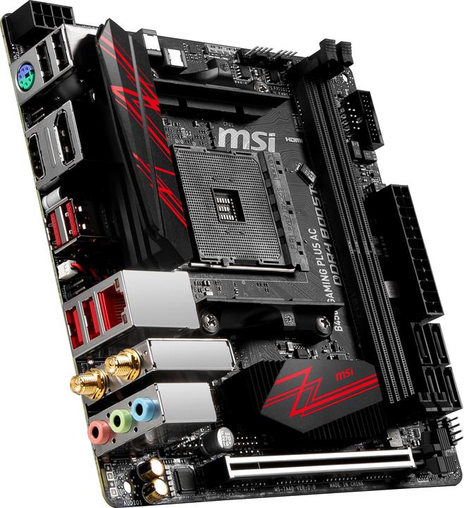 Produktbild MSI B450I Gaming Plus AC (AM4, AMD B450, Mini-ITX)