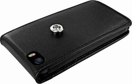Produktbild Piel Frama Classic Magnetic Race Edition Leather Case for Apple iPhone 5/5S - Black/Red (Apple iPhone 5)