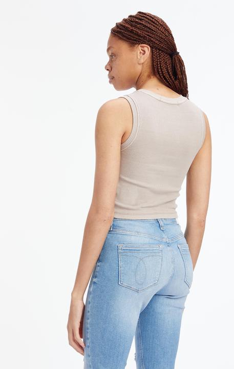 Actual product image Calvin Klein Jeans Mineral Dye Rib Tank Top (S)