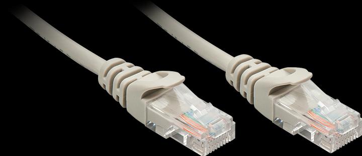 Actual product image Lindy 5m Cat.5e U/UTP patch cable grey colour code EIA/TIA 568B (U/UTP, CAT5e, 5 m)
