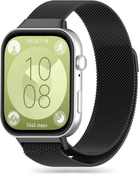 Produktbild Tech-Protect MilaneseBand strap for Huawei Watch Fit 3 - black (Edelstahl)
