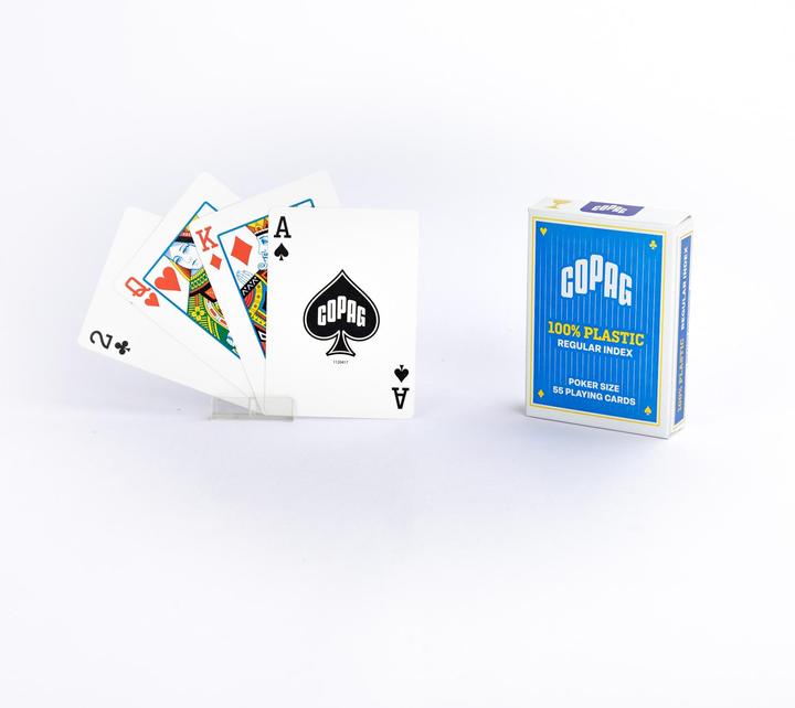 Actual product image Copag Plastic Poker Cards Deck Regular (German, French, Italian, English)