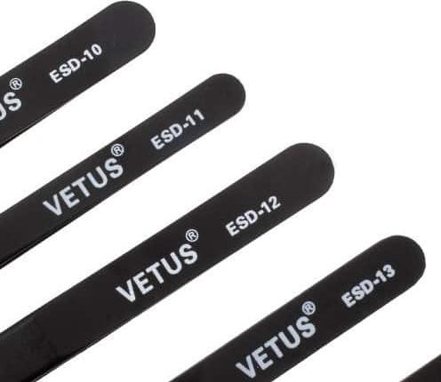 Image du produit Ueli Express Set de pincettes métalliques professionnelles 7 en 1 ESD Safe
