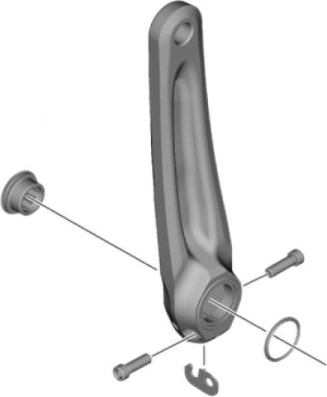 Productafbeelding Shimano Crankarm (165 mm)