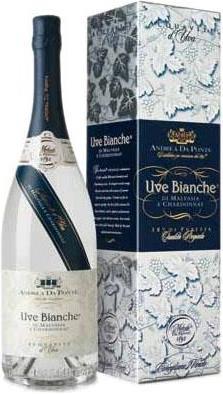 Produktbild Andrea da Ponte Grappa Uve Bianche Acquavite d' Uva Malv./Chard. (1 x 70 cl)