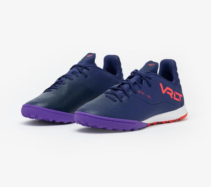 Actual product image Kipsta Damen/Herren Fussball Multinockenschuhe Turf - Viralto I TF violett/blau (47)