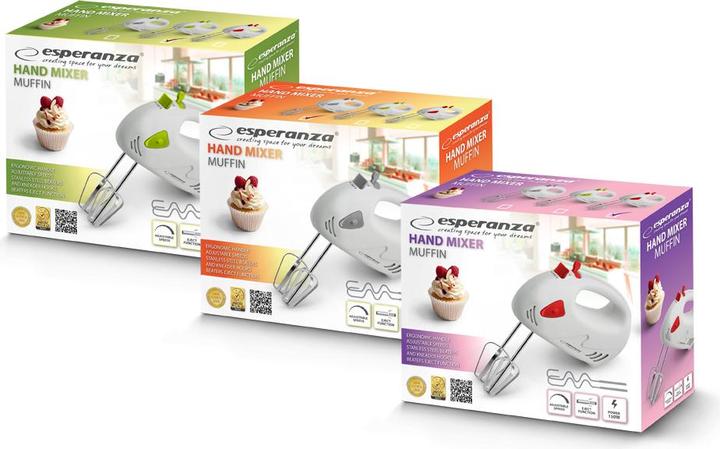 Produktbild Esperanza HAND MIXER MUFFIN 150W (150 W)