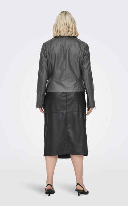 Actual product image Only Curvy biker faux leather jacket Biker jacket in leather look (46)