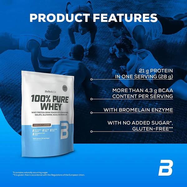 Produktbild Biotech USA 100 Pure Whey (Erdbeere, 1 Stk., 2270 g)