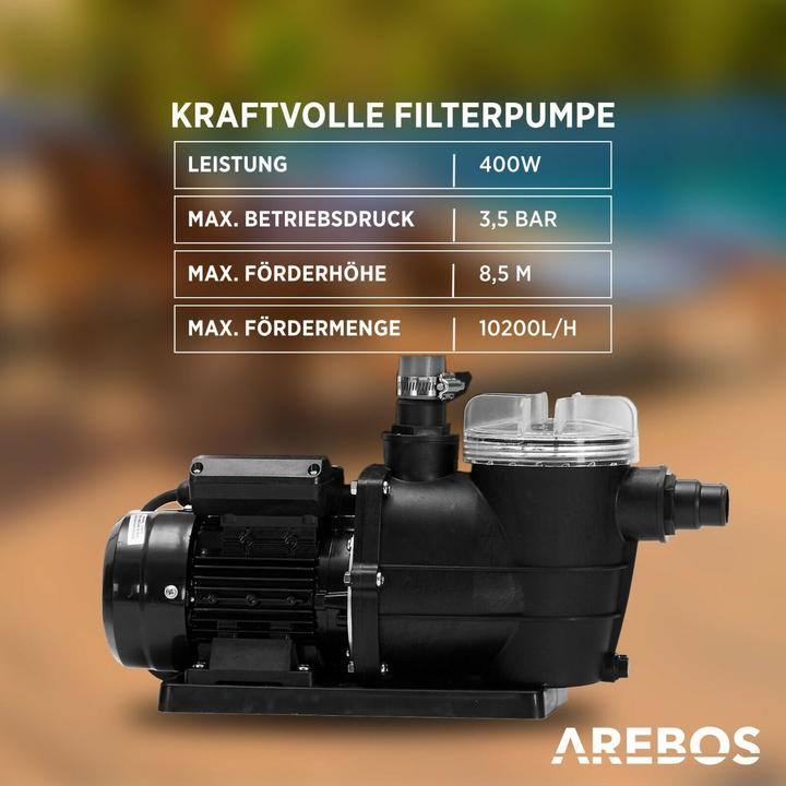 Produktbild Arebos Sandfilteranlage