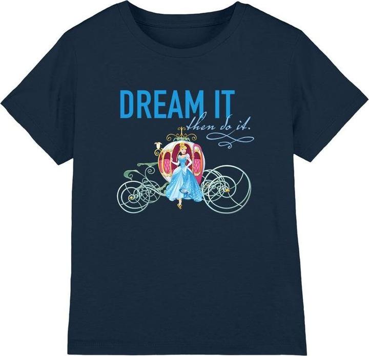 Actual product image Cinderella Childrens/Kids Dream It, Then Do It Pumpkin Coach T-Shirt (152, 158)