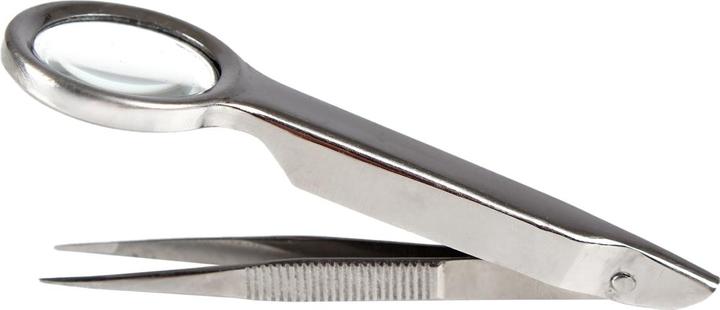 Actual product image Deeelbasics Magnifying tweezers