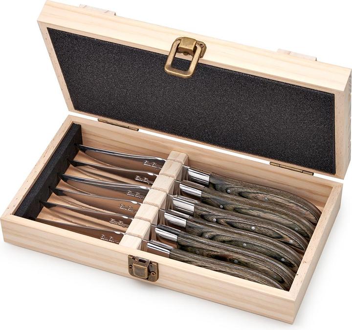 Actual product image Lou laguiole Louis steak knife set (6 Piece, Knife)