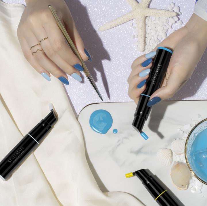 Produktbild Trisa Gelfarbe Stylemate Blau (Nagellacktrockner, Blau)